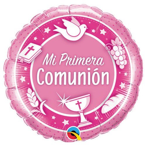 18 inch COMUNION ROSADO - LA Balloons