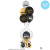 18 inch CONGRATS GRAD GOLD DOODLES - LA Balloons