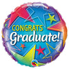 18 inch CONGRATS GRADUATE! STARS - LA Balloons