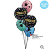 18 inch CONGRATS YOU DID IT METALLIC - LA Balloons