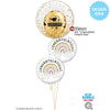 18 inch CONGRATULATIONS BOHO RAINBOW - LA Balloons