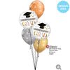 18 inch CONGRATULATIONS GRAD ROSE GOLD - LA Balloons