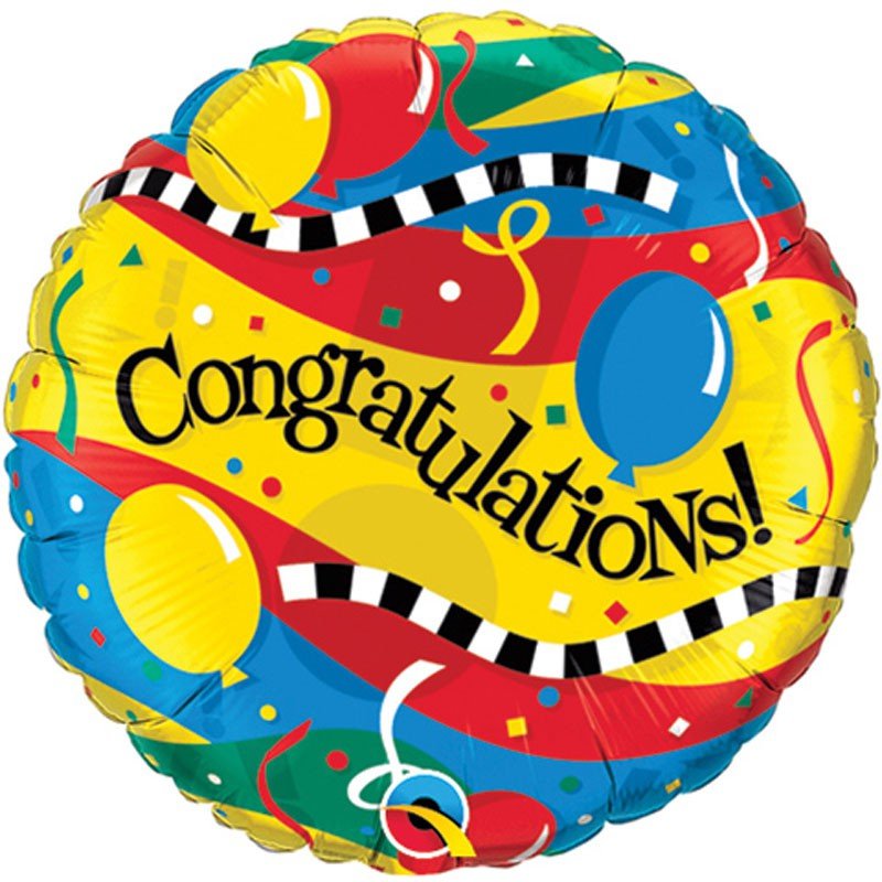 18 inch CONGRATULATIONS! PARTY