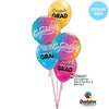 18 inch CONGRATULATIONS VIBRANT OMBRE - LA Balloons