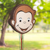 18 inch CURIOUS GEORGE SHAPED DRUM PULL PINATA - LA Balloons