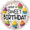 18 inch CUTE CUPCAKES BIRTHDAY - LA Balloons