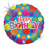 18 inch DOT DOT BIRTHDAY - LA Balloons