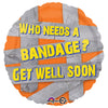 18 inch DUCT TAPE GET WELL - LA Balloons