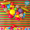 18 inch FIESTA RAINBOW STRIPES - LA Balloons