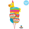18 inch FIESTA RAINBOW STRIPES - LA Balloons