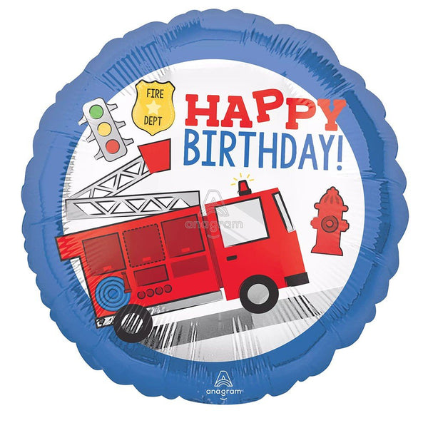 18 inch FIRST RESPONDER FIRE TRUCK - LA Balloons