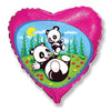 18 inch FUNNY PANDAS - LA Balloons