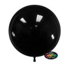 18 inch GEMS BALLOON - RAVEN BLACK (5 PK) - LA Balloons