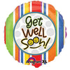 18 inch GET WELL SOON SMILES - LA Balloons