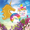 18 inch GLITTERING UNICORN BIRTHDAY - LA Balloons