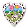 18 inch HAPPY BIRTHDAY DALMATIANS - WHITE - LA Balloons