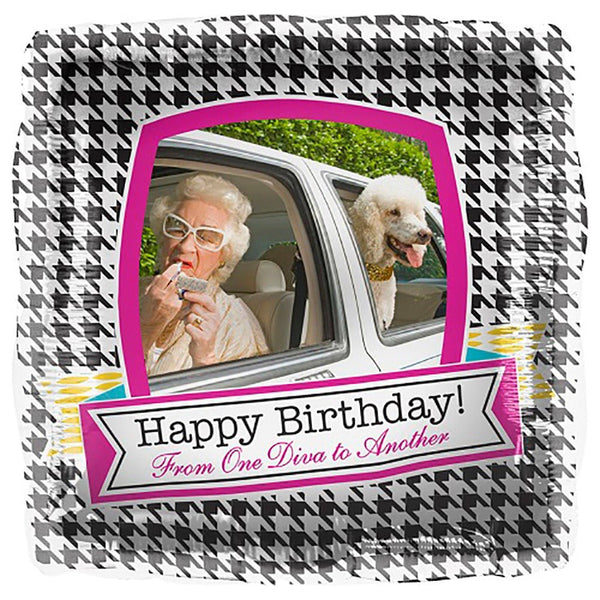 18 inch HAPPY BIRTHDAY DIVA - LA Balloons
