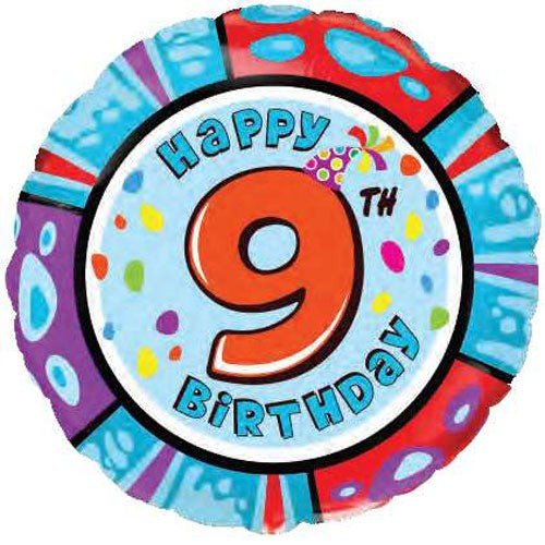 18 inch HAPPY BIRTHDAY - NINE