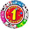 18 inch HAPPY BIRTHDAY - ONE - LA Balloons