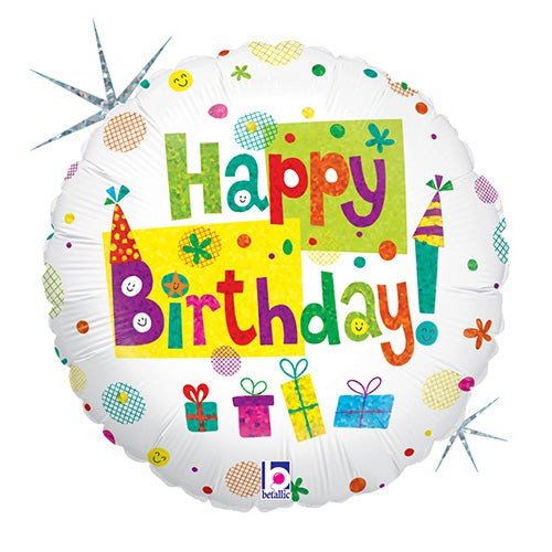 18 inch HAPPY BIRTHDAY PARTY - LA Balloons