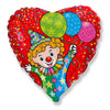 18 inch HAPPY CLOWN - LA Balloons