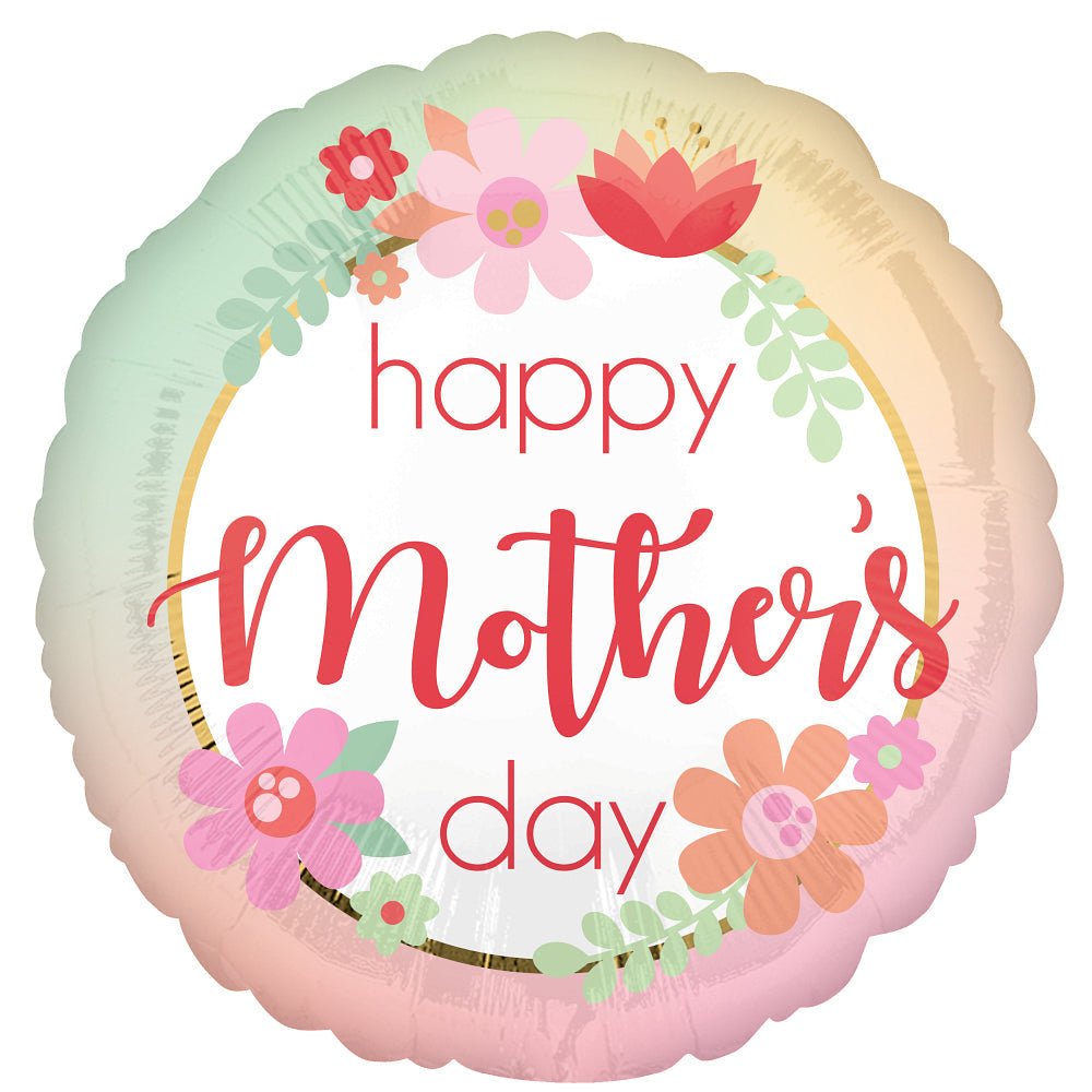18 inch HAPPY MOTHER'S DAY FILTERED OMBRE