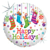 18 inch HOLIDAY POLKA DOTS - LA Balloons