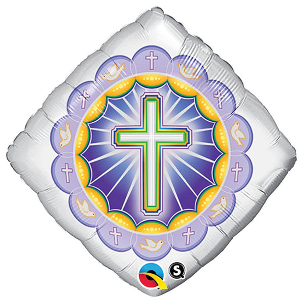 18 inch ILLUMINATED CROSS - LA Balloons