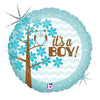 18 inch IT'S A BOY BABY OWL - LA Balloons