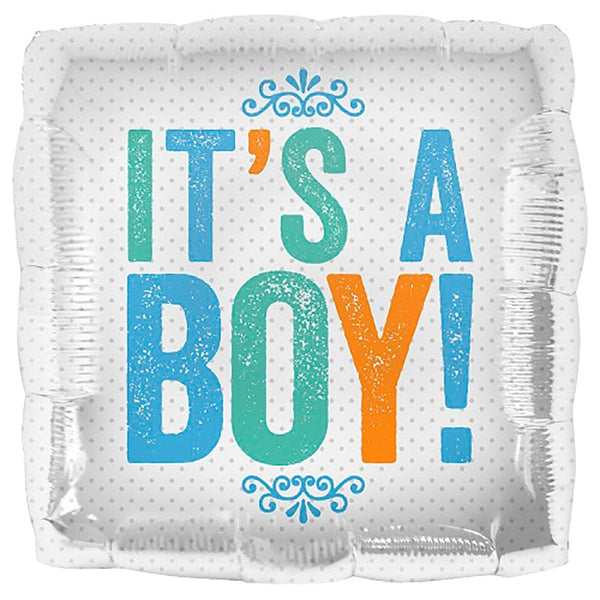 18 inch IT'S A BOY BLOCK LETTERS - LA Balloons