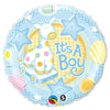 18 inch IT'S A BOY SOFT GIRAFFE - LA Balloons