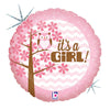 18 inch IT'S A GIRL BABY OWL - LA Balloons