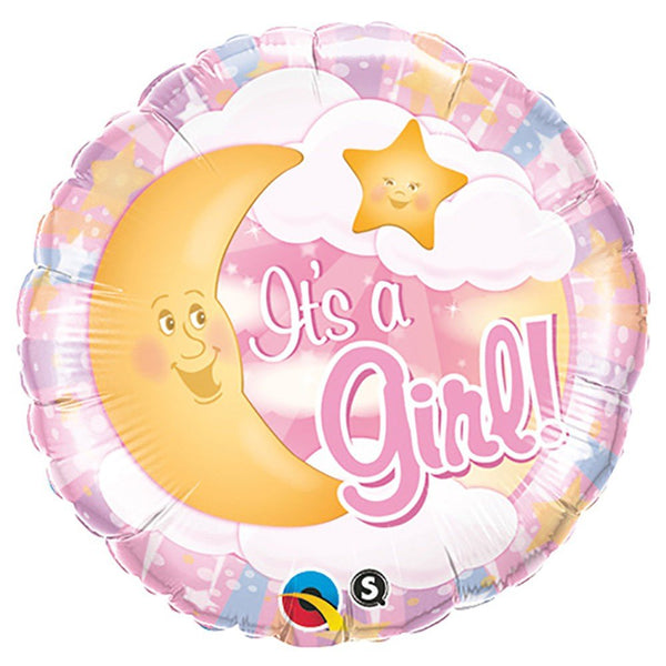 18 inch IT'S A GIRL CELESTIAL PINK - LA Balloons