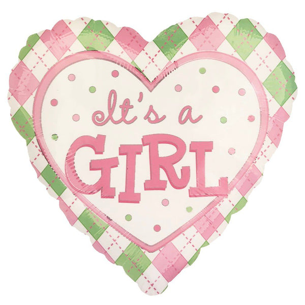 18 inch IT'S A GIRL SWEET PEA - LA Balloons