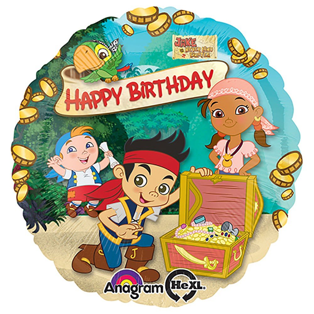 18 inch JAKE & THE NEVERLAND PIRATES HAPPY BIRTHDAY