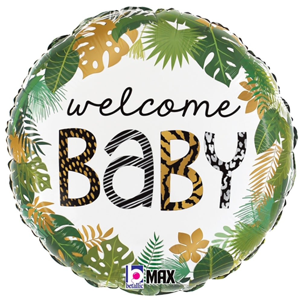 18 inch JUNGLE WELCOME BABY