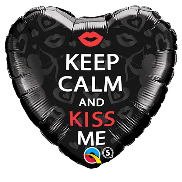 18 inch KEEP CALM AND KISS ME - LA Balloons