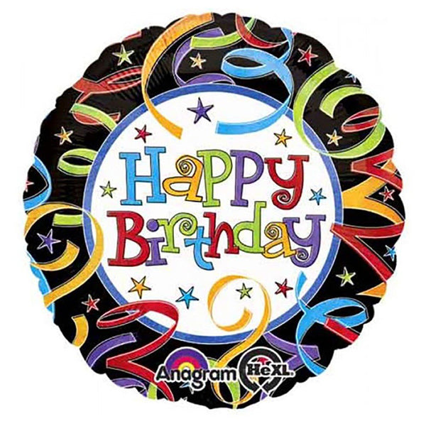 18 inch LET'S CELEBRATE BIRTHDAY - LA Balloons