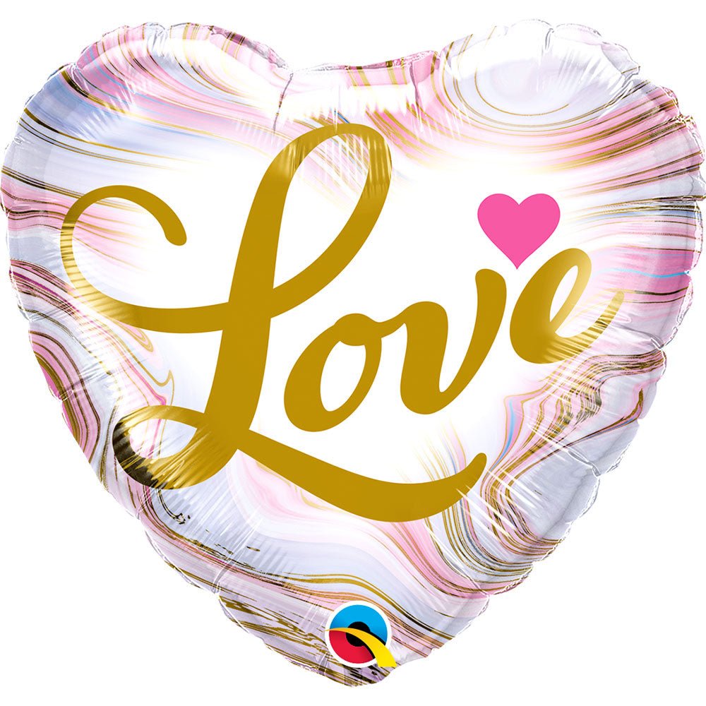 18 inch LOVE COLORFUL MARBLE