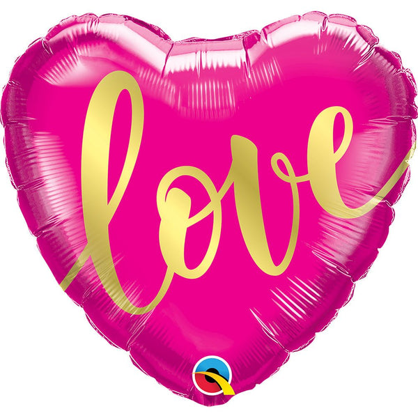 18 inch LOVE GOLD - LA Balloons