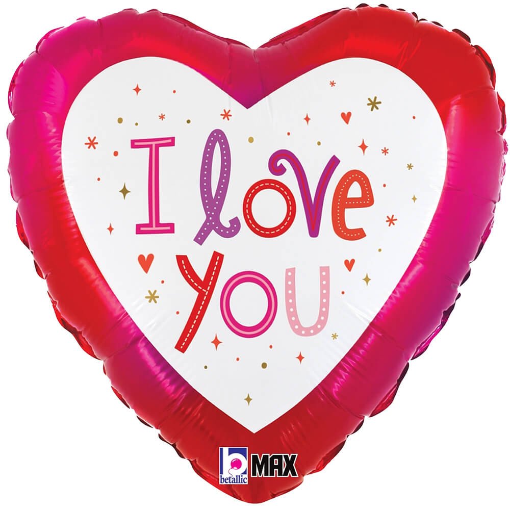 18 inch LOVE YOU SPARKLES
