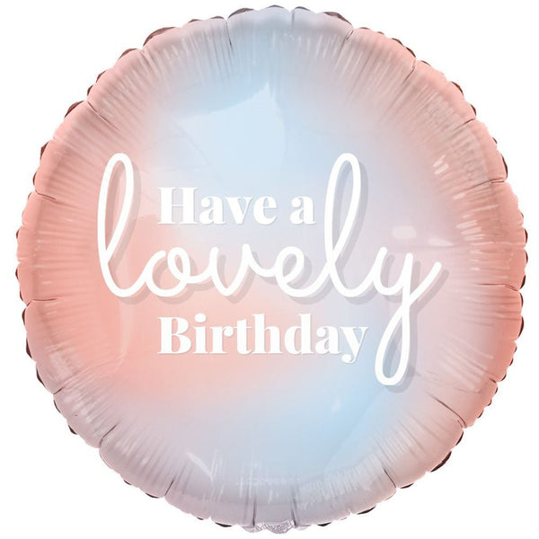 18 inch LOVELY BIRTHDAY - LA Balloons