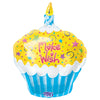18 inch MAKE A WISH CUPCAKE - LA Balloons