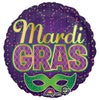 18 inch MARDI GRAS CONFETTI - LA Balloons