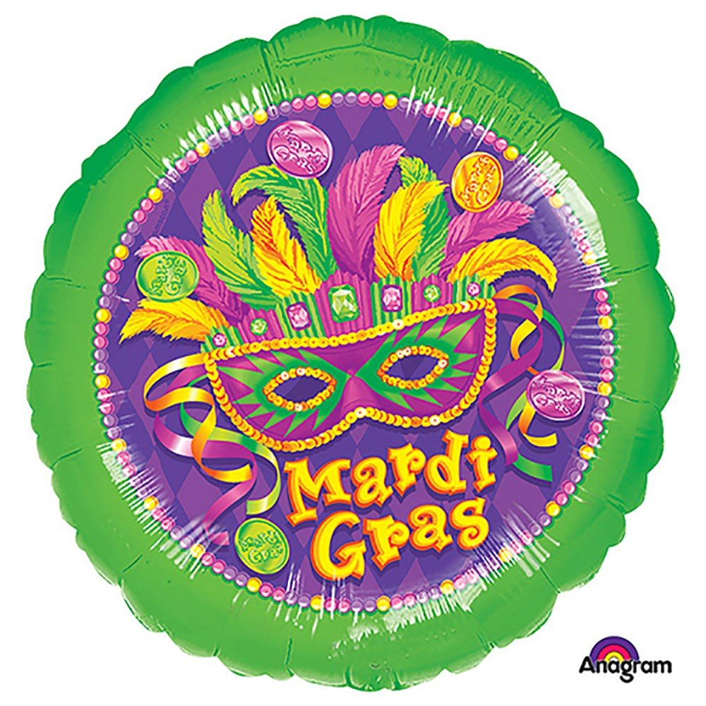 18 inch MARDI GRAS MASQUERADE