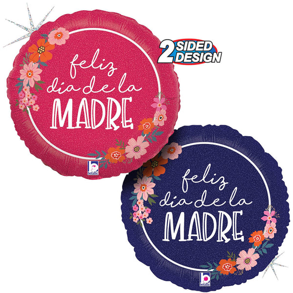 18 inch MEJOR MAMÁ FLORAL - LA Balloons