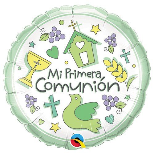 18 inch MI PRIMERA COMUNION SYMBOLS - LA Balloons