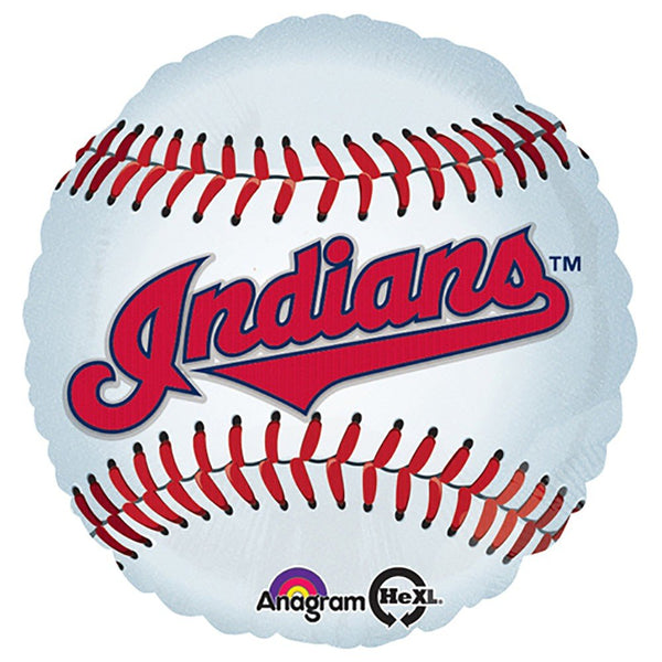 18 inch MLB CLEVELAND INDIANS BASEBALL TEAM - LA Balloons
