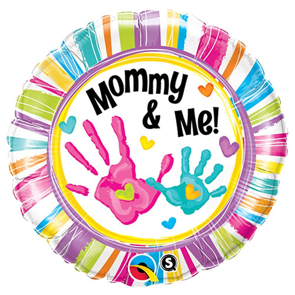 18 inch MOMMY & ME HANDPRINTS - LA Balloons