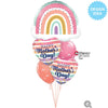 18 inch MOTHER'S DAY BOHO STRIPES - LA Balloons